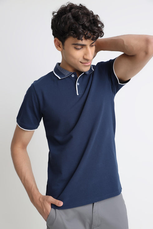 The Jacquard Collar Polo